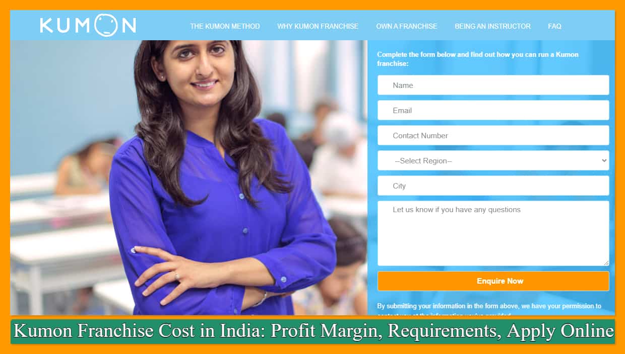 Kumon Franchise Cost in India: Profit Margin, Requirements, Apply Online