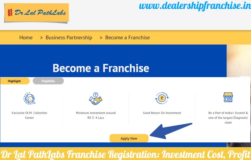 Dr Lal PathLabs Franchise Registration - Investment Cost, Profit Margin, Contact Number