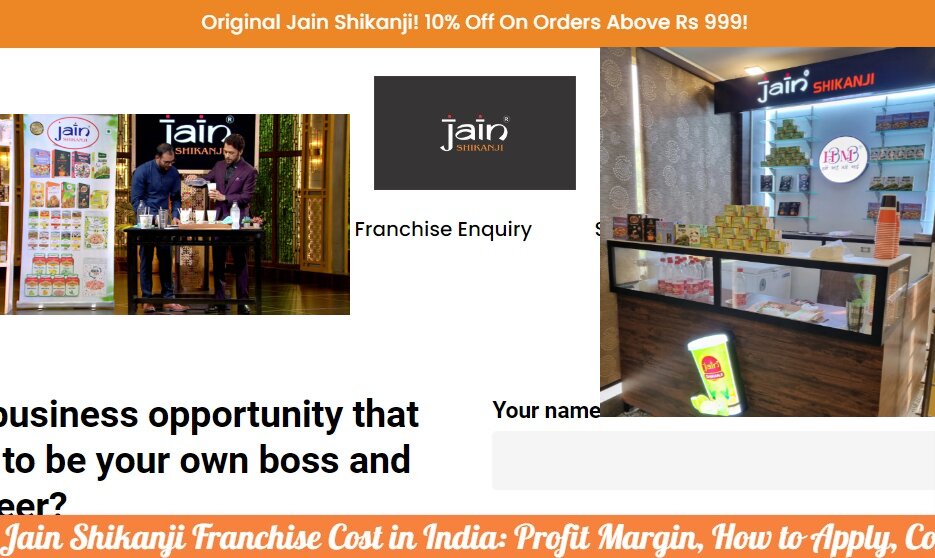 Jain Shikanji Franchise Cost in India - Profit Margin, How to Apply, Contact Number